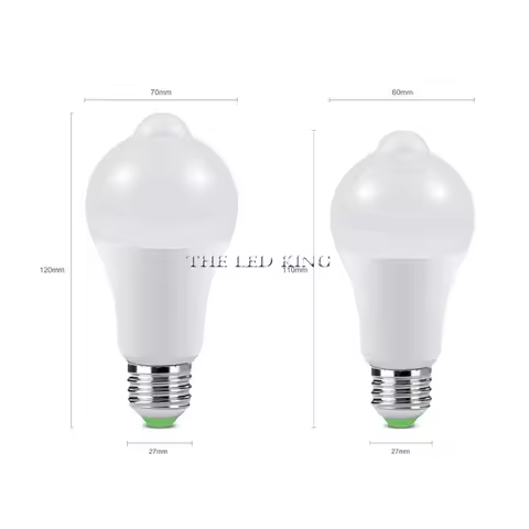 led pir Motion Sensor Lamp 220V 110V Dusk to Dawn Light Bulb E27 B22 IP42 with Sensor Smart light bu