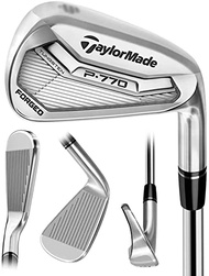 Taylormade P770#6 Single Iron, Dynamic Gold Shaft (Regular), Gold,Black
