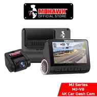 Mohawk 4K Ultra HD Car DVR MJ-V8 Front n Rear Car Cam Recorder Dual vision Mohawk Dash Cam