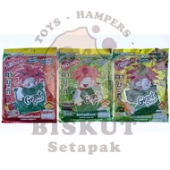 KABUKI GIANT SHEET GRILLED SEEWEED, PACKET, ORIGINAL / SQUID / PAPRIKA ( 60g )