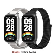 Case Strap Nylon Xiaomi Band 9 Active / Bumper Silicone 2in1 Strap Nylon and Case Xiaomi Band 9 Acti