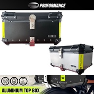 PROFORMANCE Universal Aluminium 65L Top Box for motorbike All Big Bike