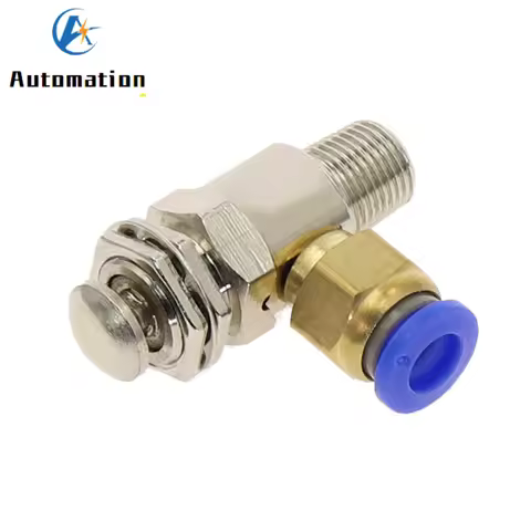 Air Pneumatic Mechanical Valve TAC2-3P N/C Exhaust valve 2 Position 3 Way M5 Female 1/8 Male Thread 