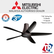 Mitsubishi Ceiling Fan With Sleep Mode And Rhythm Mode - Natural Wind C56-RW5-P CY-GY