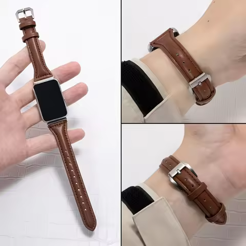 Slim Leather Strap For Samsung Galaxy Fit 3 for samsung galaxy fit 3 Watch Woman Bands Wristband Gal
