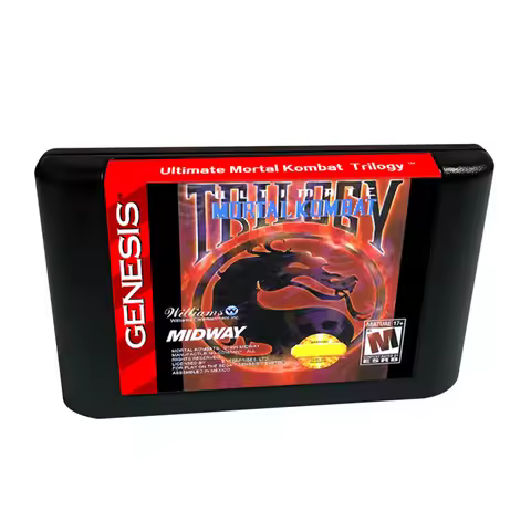 Ultimate Mortal Kombat Trilogy - 16 Bit MD Game Cartridge For Mega Drive 2/Genesis Game Console