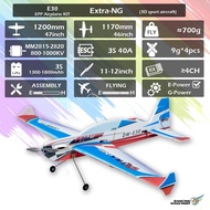 HUIOP Dancing Wings Hobby E38 Extra-NG 1200mm Wingspan EPP Foam 3D Sport Airplane KIT/KIT + Power Co