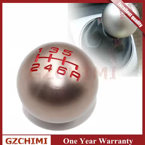 54102-SMT-E01 6 Speed Aluminum Shift Knob Manual racing shift knob mt M10X1.5 For Honda Civic Type R