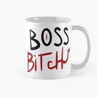 Helluva Boss Merch Blitzo Boss Bitch Glass Mug