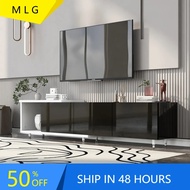 70.1''-100'' Modern Stylish Tv Stand Tv Cabinet For 80+inch Tv, Modern Tv Stand，white+black