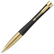 PARKER ballpoint pen, Urban Matte Black GT, medium point, oil-based ink, comes in a gift box, genuine imported product S0735820.