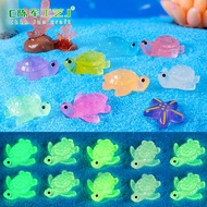 Micro Landscape Creative Luminous Small Turtle Aquarium Fish Tank DIY Landscaping Decoration Accessories Desktop Small Ornaments