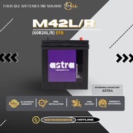 BATERI KERETA | M42L/R | 60B20L/R | EFB | ASTRA