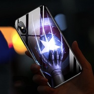 MG Glowing LED Call Flash Glass phone Case for Samsung S23 S30 S21+ S30PLUS S21ULTRA S22 S22PRO S22U
