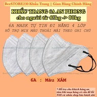 Combo 500 cái khẩu trang 4 lớp 6A hiệu AN PHONG MASK thời trang nhiều màu hottrend
