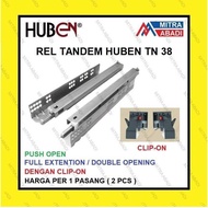 HUBEN 35 cm Tandem Drawer Rail HUBEN PTO TD-28 TD28 Built-in Rail TN-38 TN38 Ready to Ship