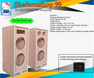 Box speaker 8 inchi double+terminal speaker, box speaker 8 inchi dobel