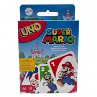 UNO Super Mario Card Game Animated Character Themed Collector Deck 112 Cards With Character Images, 