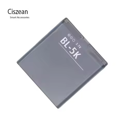 Ciszean 1x 3.7V 1200mAh BL-5K Phone Replacement Battery For Nokia N85 N86 N87 8MP 701 X7 X7 00 C7 C7