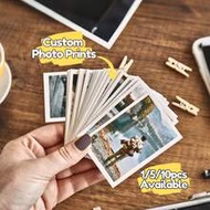 1pc/3pcs/6pcs Customized Text & Photo Art, Photo Wall Decor, Photo Printing, Customized Photo, Birth