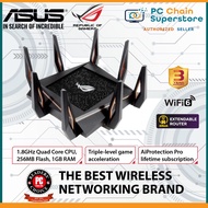 ASUS ROG Rapture GT-AX11000 Tri-band WiFi Gaming Extendable Router –Quad Core | AI Mesh | AISecurity