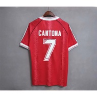 Top quality 1991/92 season Manchester United home retro jersey CANTONA #7