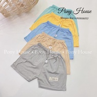 Super soft and cool 1-color plain T-shirt for boys and girls 1 pc Shorts