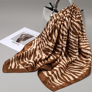 T Classy All-Match Simulation Silk Square Scarf Style 90cm * 90cm Spring Autumn Fashion Korean Versi