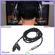 WARREEN Earbuds Upgrade Wire, Flexible Silver Plated Copper Earphone Replacement Cable, Plug and Pla