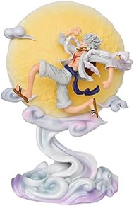 Luffy Figure, Running to The Moon Nika Monkey D. Luffy Anime Figures 28cm/11inch Handmade PVC Cartoo