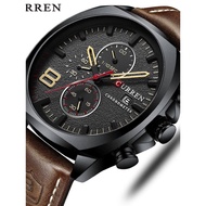 Curren/Curren 8324 Men's Watch Belt Waterproof Watch Six-Hand Watch Business Calendar Men's Watch