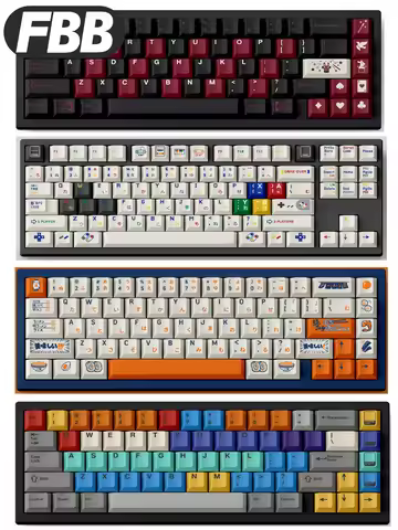 FBB Keycap PBT Personality Mechanical Keyboard Cherry Profile Yile Ramen SFC1990 Customization DIY C