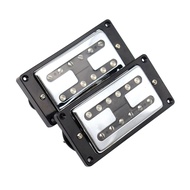 WK-Guitar Neck&Bridge Humbucker Pickup w/H-Type Chrome Cover for LP Les Paul Guitar