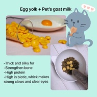 Egg yolk goat milk bean for cat and dog snack kuching telur susu kambing