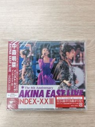 中森明菜2CD全新未拆 日版(8週年露天演唱會)AKINA EAST LIVE INDEX-XXIII靚聲現場感非常好