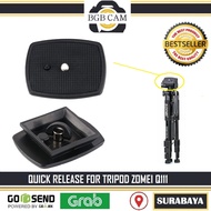 Quick Release for Tripod ZOMEI Q111 Dudukan Plate Tripod