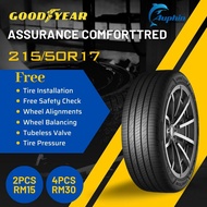 GOODYEAR 215/50R17 ASSURANCE COMFORTTRED (WITH INSTALLATION)