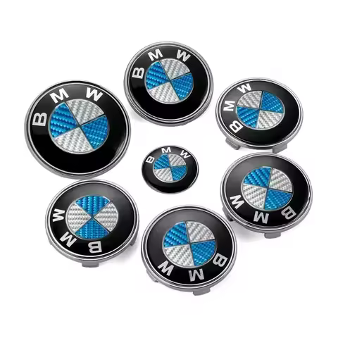 7Pcs/set Car Front Rear Emblem Badge Steering Wheel Hub Logo For G20 G30 G01 G02 G07 G05 G06 G14 G15