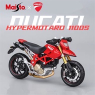 Maisto 1:18 Ducati Hypermotard withdrawal Diecast metal Motorcycle street toy model for children simulation