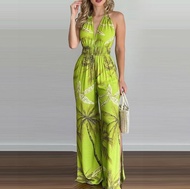 2022 Amazon AliExpress Wish Independent Station Digital Print Colorful Jumpsuit