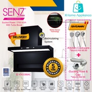 SENZ STELLA SZ-CH3288AC L Shape Design Heat Pro intelClean Cooker Hood 1700m³/h