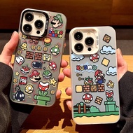 Cartoon Mario Game Case For VIVO V50 Lite V50 Y04 Y29 V40 Y100 Y76 5G Y19S IQZ 10 Cover Laser IMD Sh