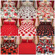 Red Beddings Premium Canadian Cotton with pillowcase