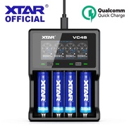 Original XTAR VC4S Portable USB 5V 9V QC 3.0 Li-on intelligent 14500 18650 20700 21700 26650 vape ba