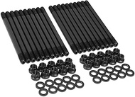 DNA Motoring LEPOW-017 Chromoly 12-Point Cylinder Head Studs Nuts Set For 04-10 E-350 Excursion F250