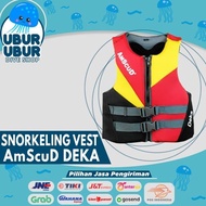 PELAMPUNG/SNORKLING VEST/BUOYANCY JACKET AMSCUD DEKA -ARNAWAMA7