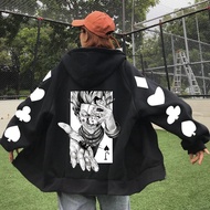 Hisoka Jacket - Long Sleeve Zipper Hoodie anime hunter x hunter hxh