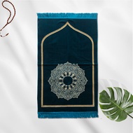 Thick, soft, and fluffy Turkish prayer rug Albeit Floral Wide Simple Size -+ 70 x 110 cm