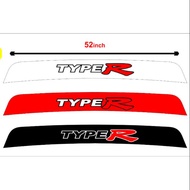 Windshield Sticker TYPE R Car Decal Windshield Sticker