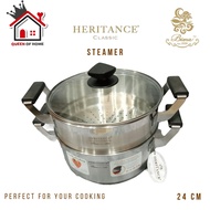 Bima Heritance Classic Panci Steamer 24cm Steamed Team 2 Level BP Stacking120524